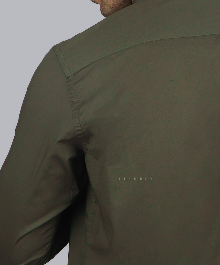                                                                                           سبز سورمه ای مشکی سفید پیراهن آستین بلند فیت 1619  - تصویر 10