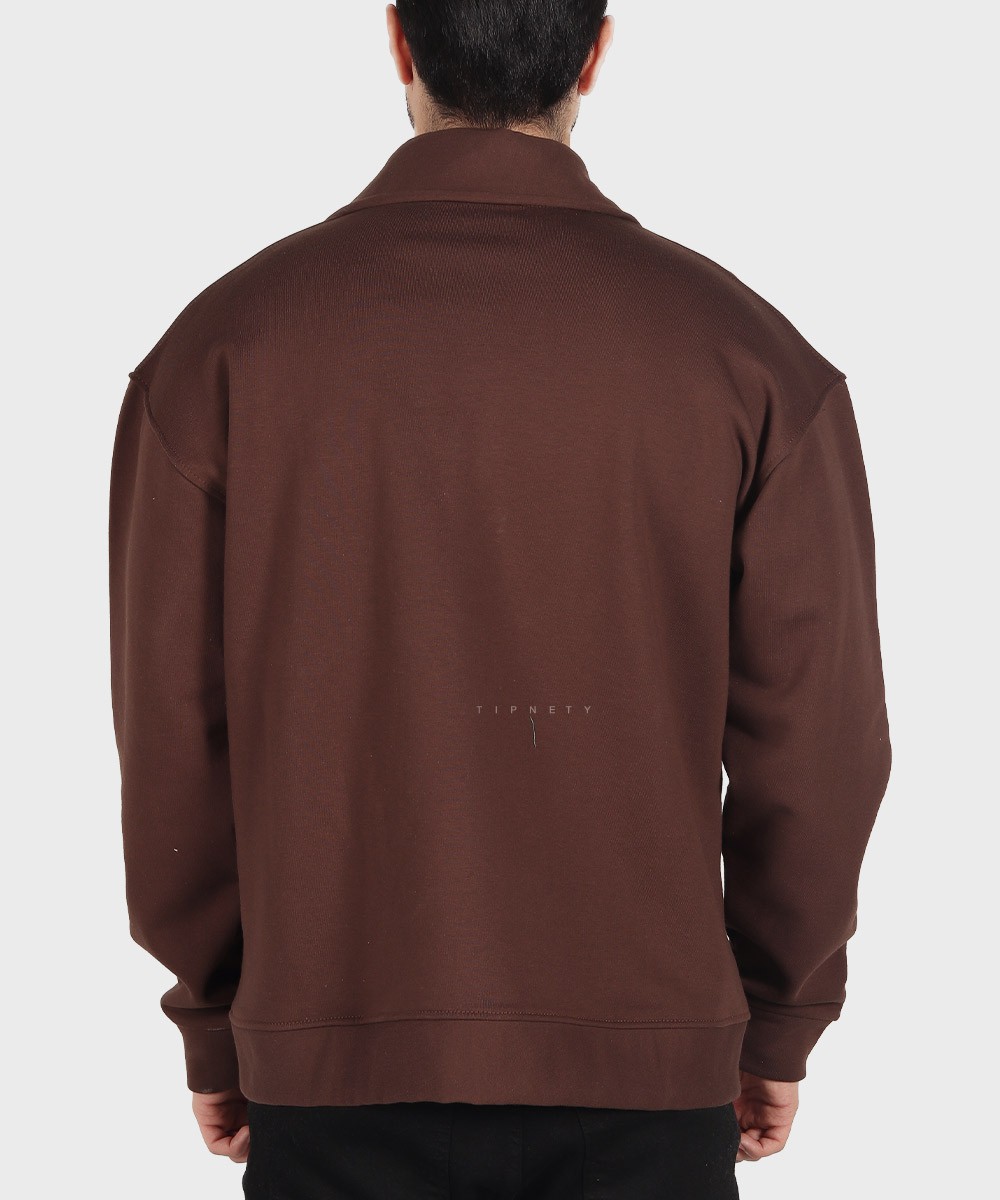                 سورمه ای مشکی شیری طوسی آبی روشن کرم قهوه ای پاییزه سویشرت 5086  - تصویر 31