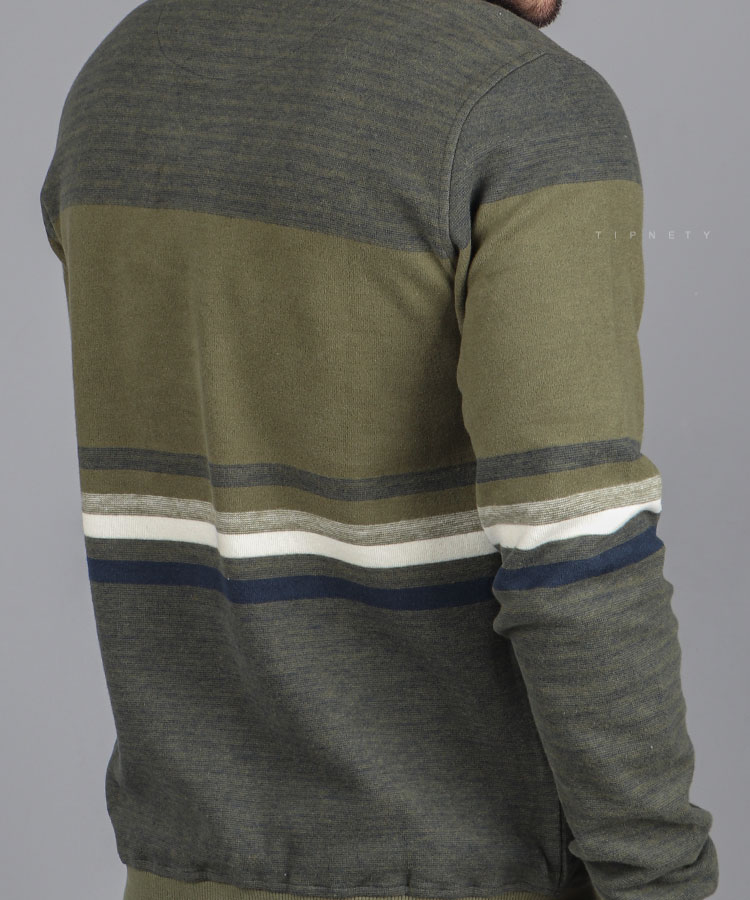                                                                                         لجنی خردلی قرمز پاییزه پلیور 5238  - تصویر 10