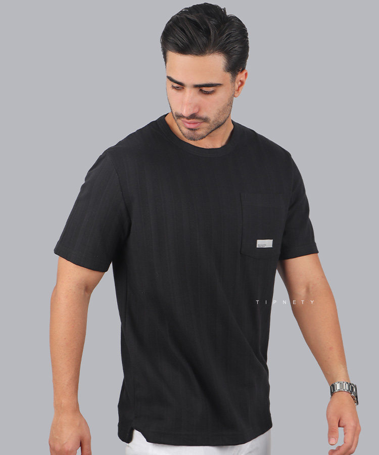 تیشرت لش ساده مردانه 3201