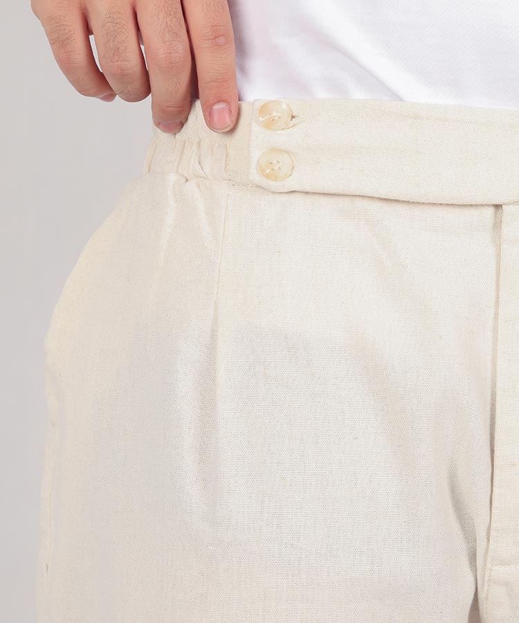                                                                                 استخوانی کرم خاکی مشکی شلوار پارچه ای مام استایل 2507  - تصویر 5