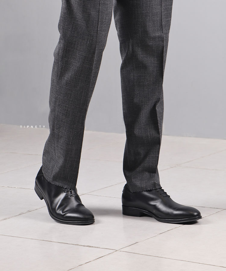 کفش چرم مردانه ساده 5211