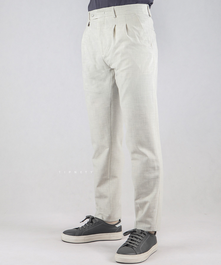                                                                   کرم استخوانی شلوار پارچه ای مام استایل 0793  - تصویر 3