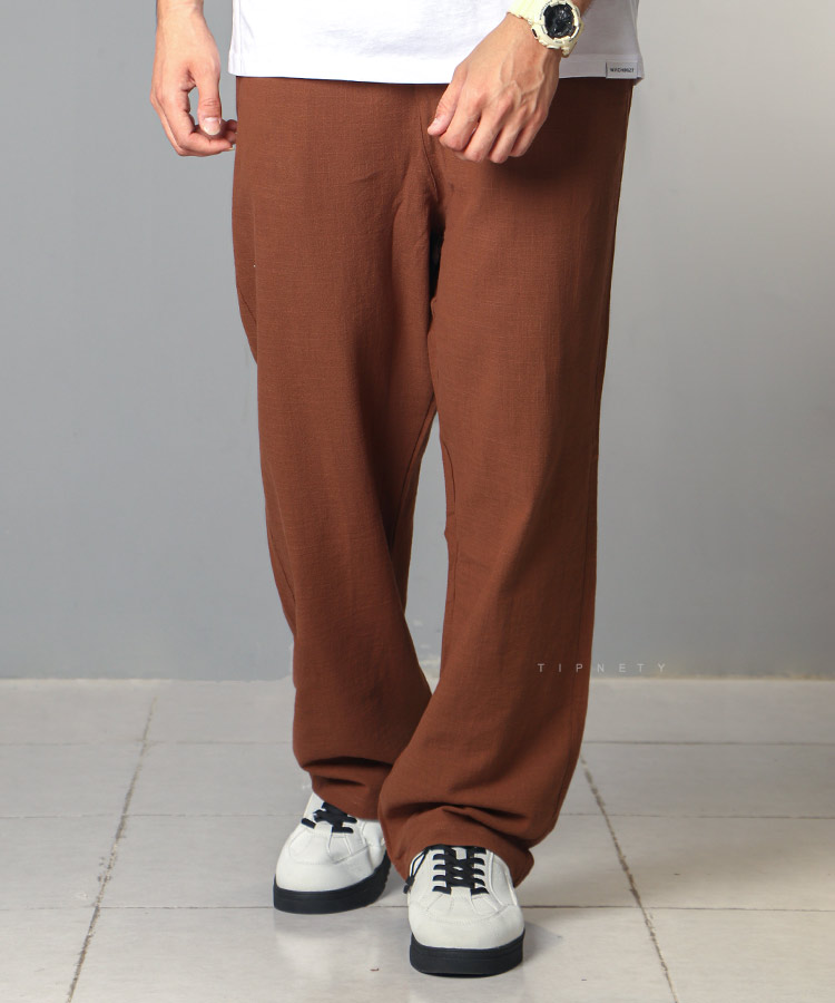 شلوار لینن بگ مردانه برند Vamos کد 0336