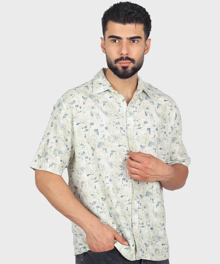                     طوسی صدری آبی کرم پیراهن لش 2661  - تصویر 7