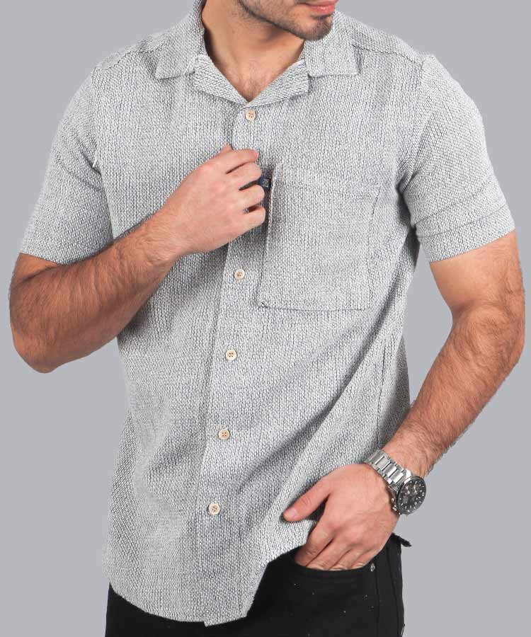                                                                                                   طوسی روشن مشکی سبز آبی شیری کرم پیراهن یقه انگلیسی 2044  - تصویر 8