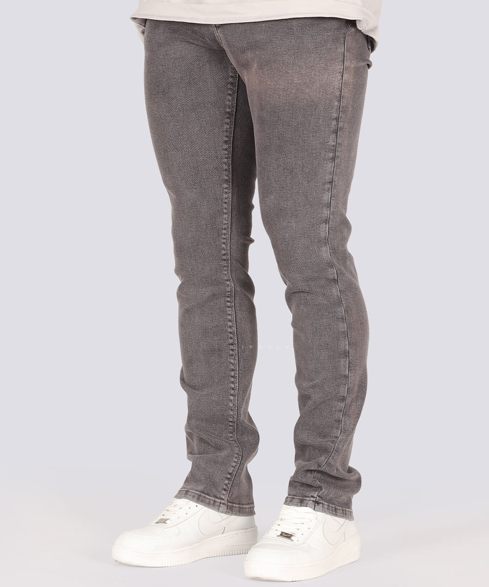           آبی تیره آبی یخی طوسی تیره ذغالی شلوار جین اسلیم 3785  - تصویر 6