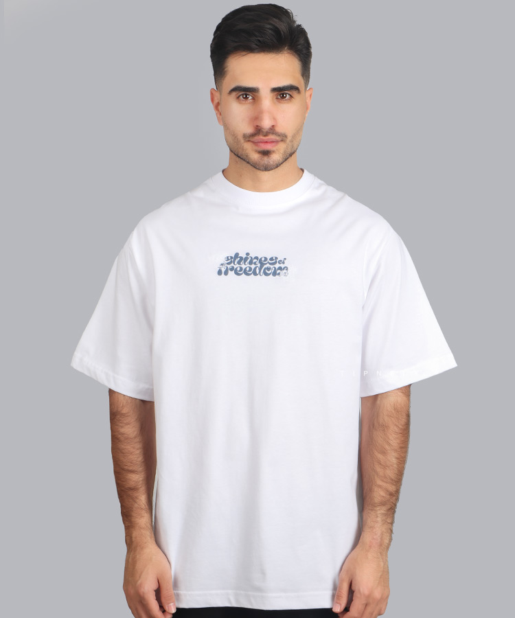 تیشرت لش طرح دار مردانه 1269