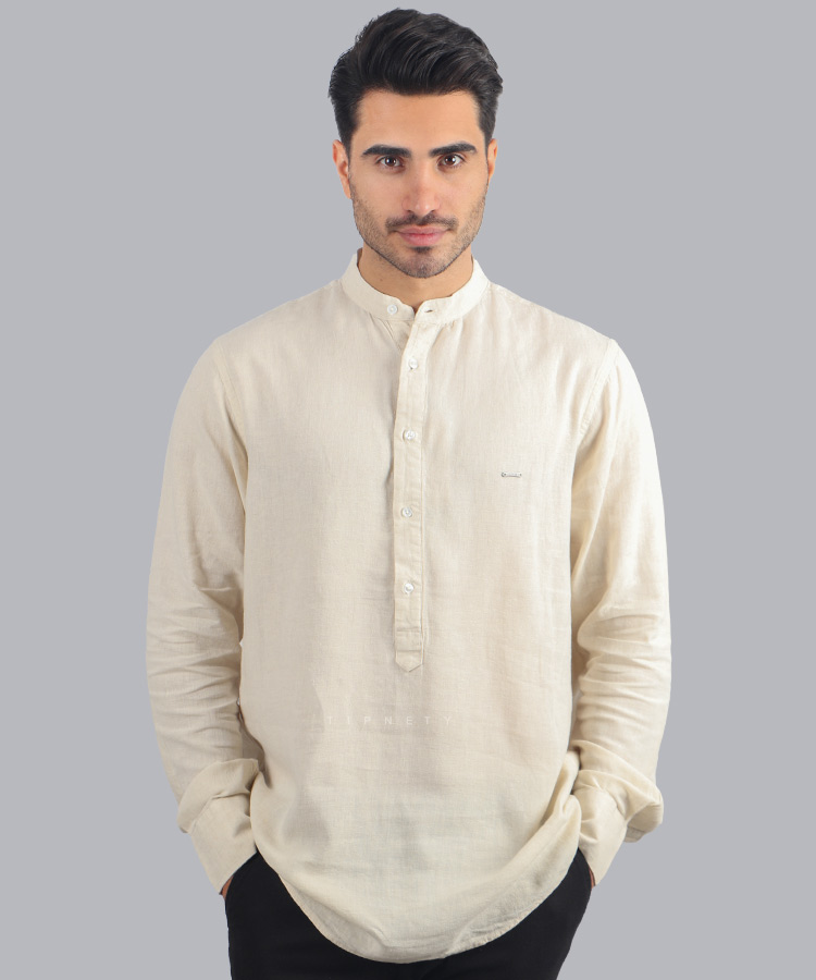                                                                                                   مشکی سورمه ای زیتونی صدری استخوانی شیری پیراهن لش 5327  - تصویر 3