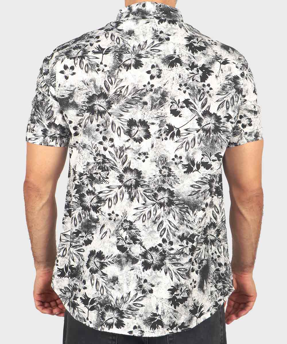             شکلاتی سورمه ای مشکی سبز دودی پیراهن آستین کوتاه فیت 0935  - تصویر 10