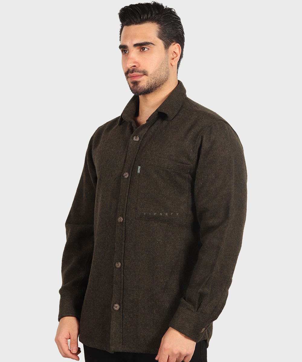                     سورمه ای سبز طوسی روشن کرم پاییزه پیراهن 0958  - تصویر 10