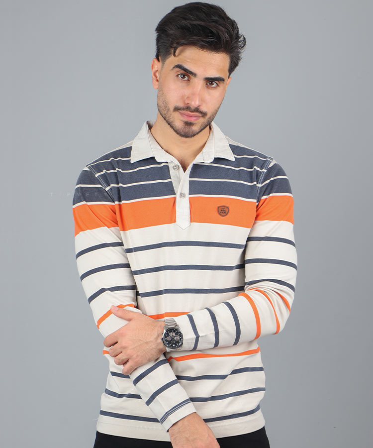                                                                                                                                                           سبز نارنجی طوسی قرمز پاییزه تیشرت 1313  - تصویر 3