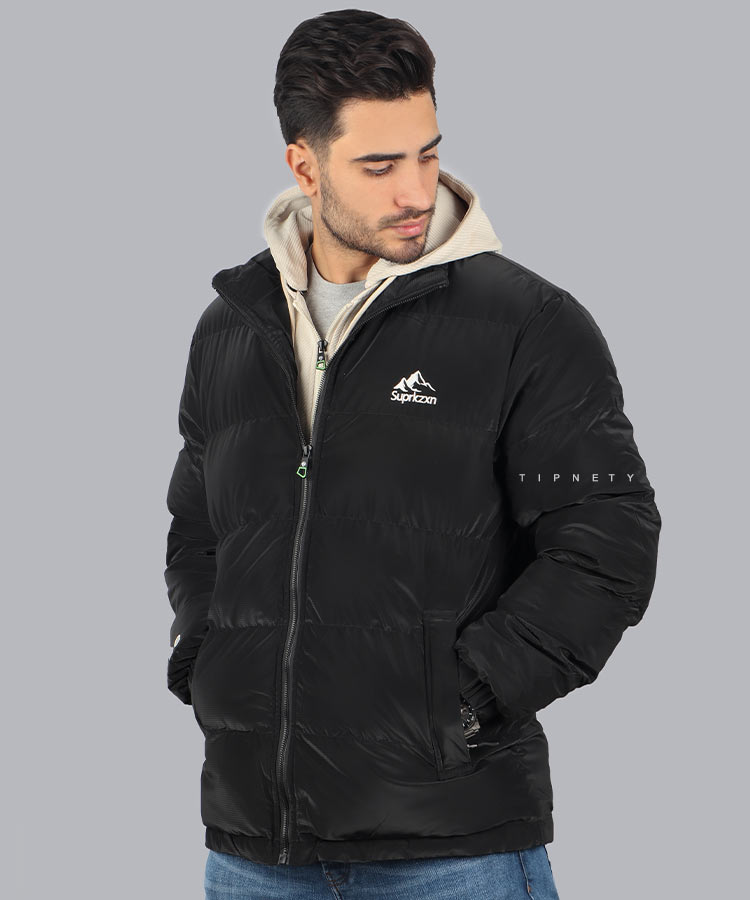                                                                       خاکی مشکی طوسی سبز زمستانه کاپشن 0161  - تصویر 3