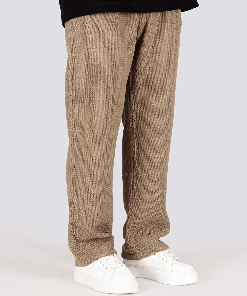     کرم تیره شلوار پارچه ای بگ استایل 1020  - تصویر 7