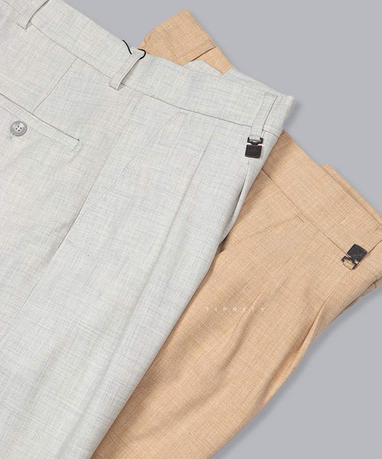 شلوار پارچه ای مام استایل پیله دار 0793