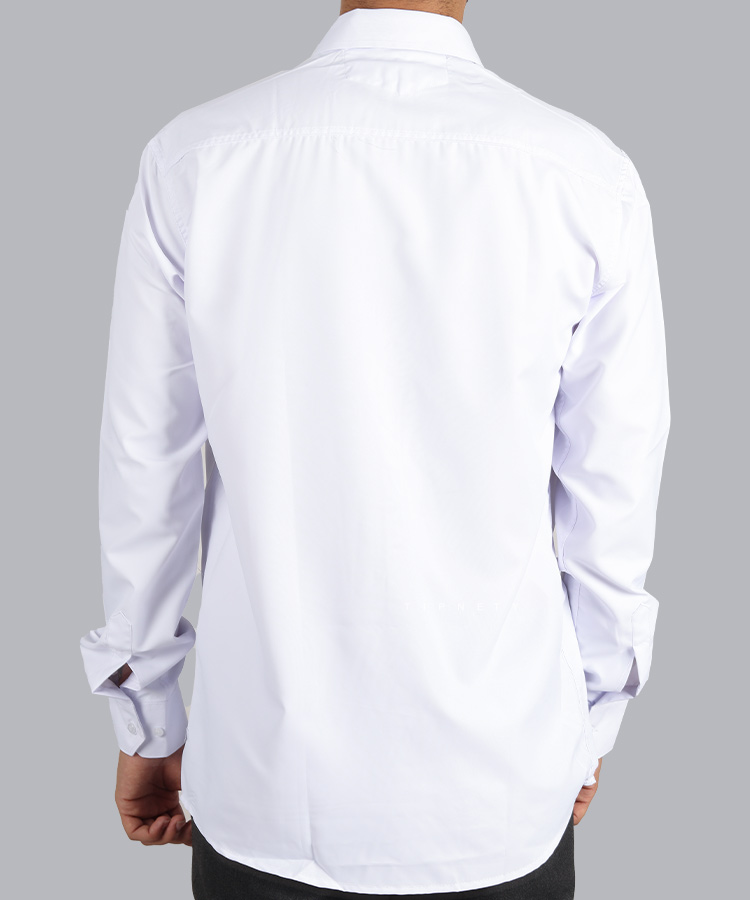                                               پیراهن سایز بزرگ 0900                                                                                                                                                                                                                                                                                                   سفید یشمی کاربنی یاسی طوسی تیره سورمه ای سبز نفتی آبی تیره صدری زرشکی آبی روشن طوسی روشن کرم نوک مدادی کله غازی پیراهن آستین بلند فیت 0900  - تصویر 10