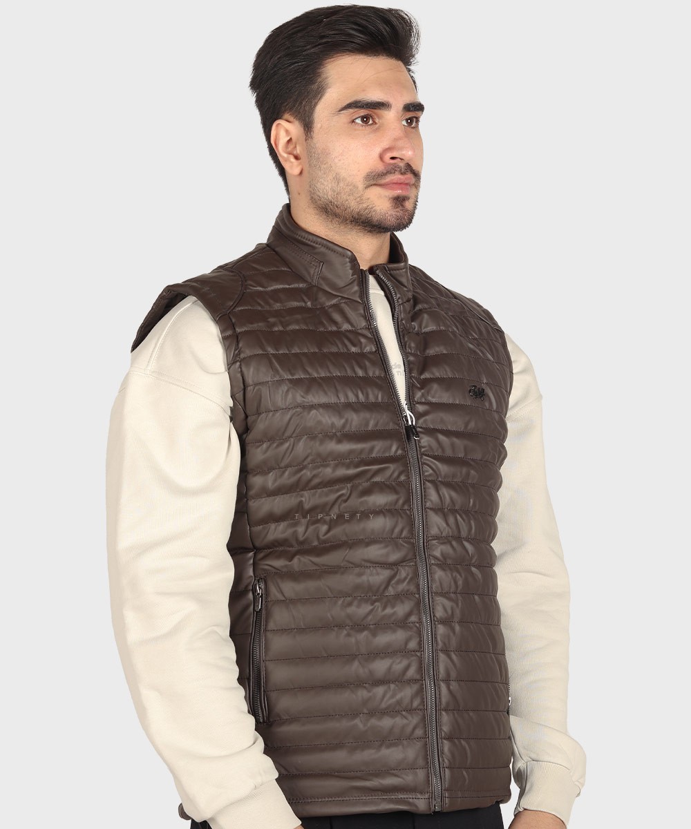 مشکی قهوه ای استخوانی زمستانه پافر 2549  - تصویر 11