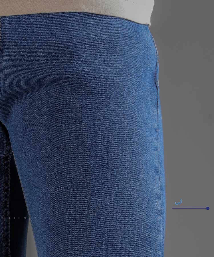                               آبی تینت شلوار جین اسلیم 3753  - تصویر 3