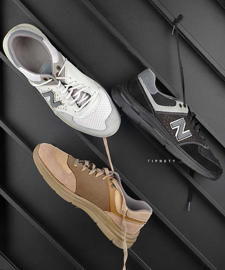                                                                                                                 خاکی مشکی آبی کفش روزمره (کتانی) 1035  - تصویر 5