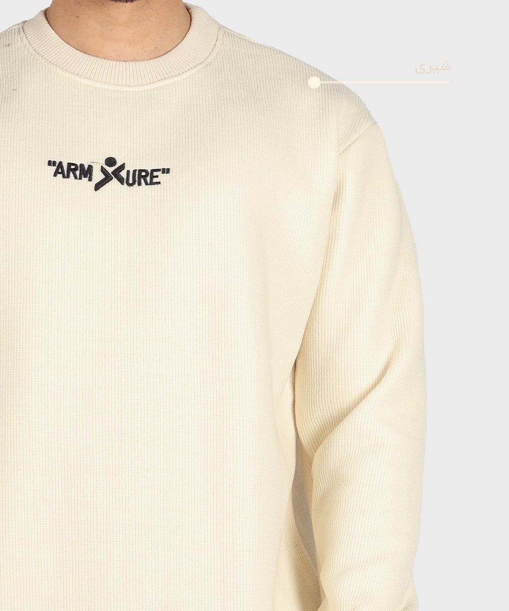 دودی مشکی طوسی شیری پاییزه پلیور 7201  - تصویر 6