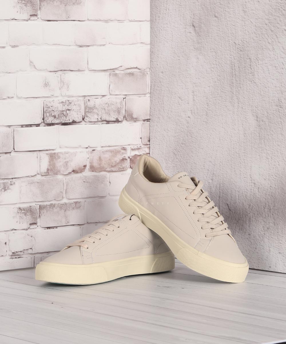 کفش ونس اسپرت طوسی روشن و کرم 2655