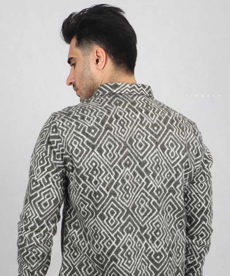                                                                         مشکی سبز پاییزه پیراهن 0740  - تصویر 6