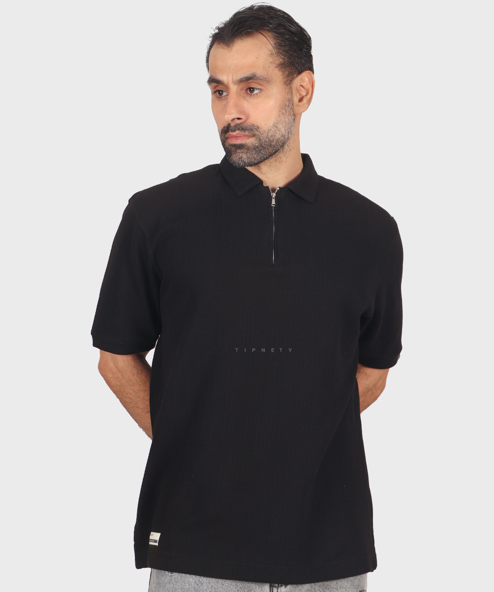             صدری مشکی کرم سورمه ای شیری تیشرت یقه دار 4208  - تصویر 20