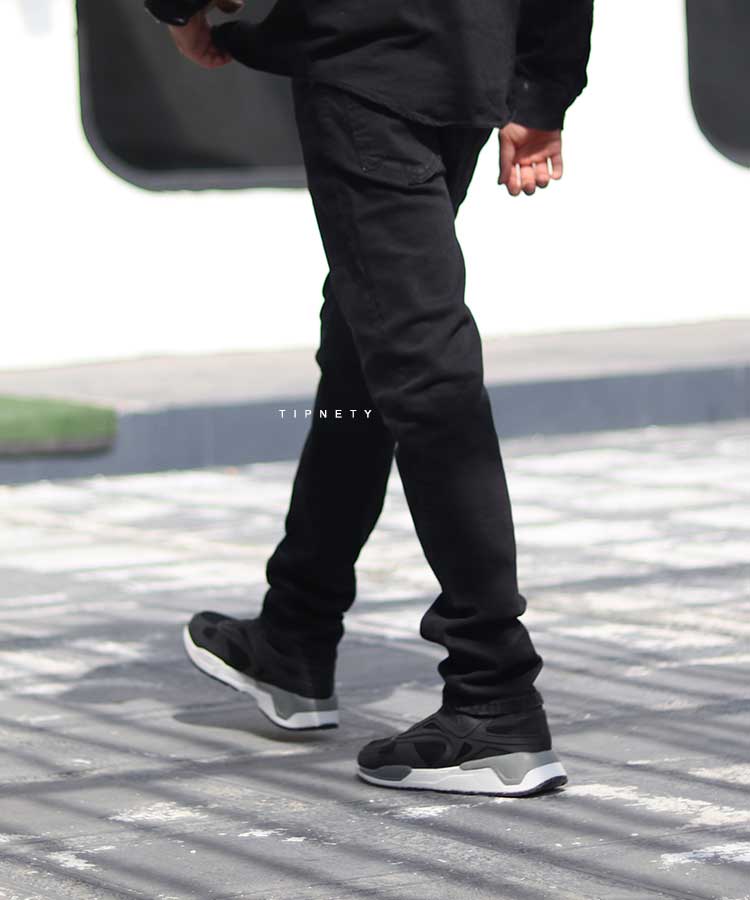                           مشکی کفش روزمره (کتانی) 7203  - تصویر 3