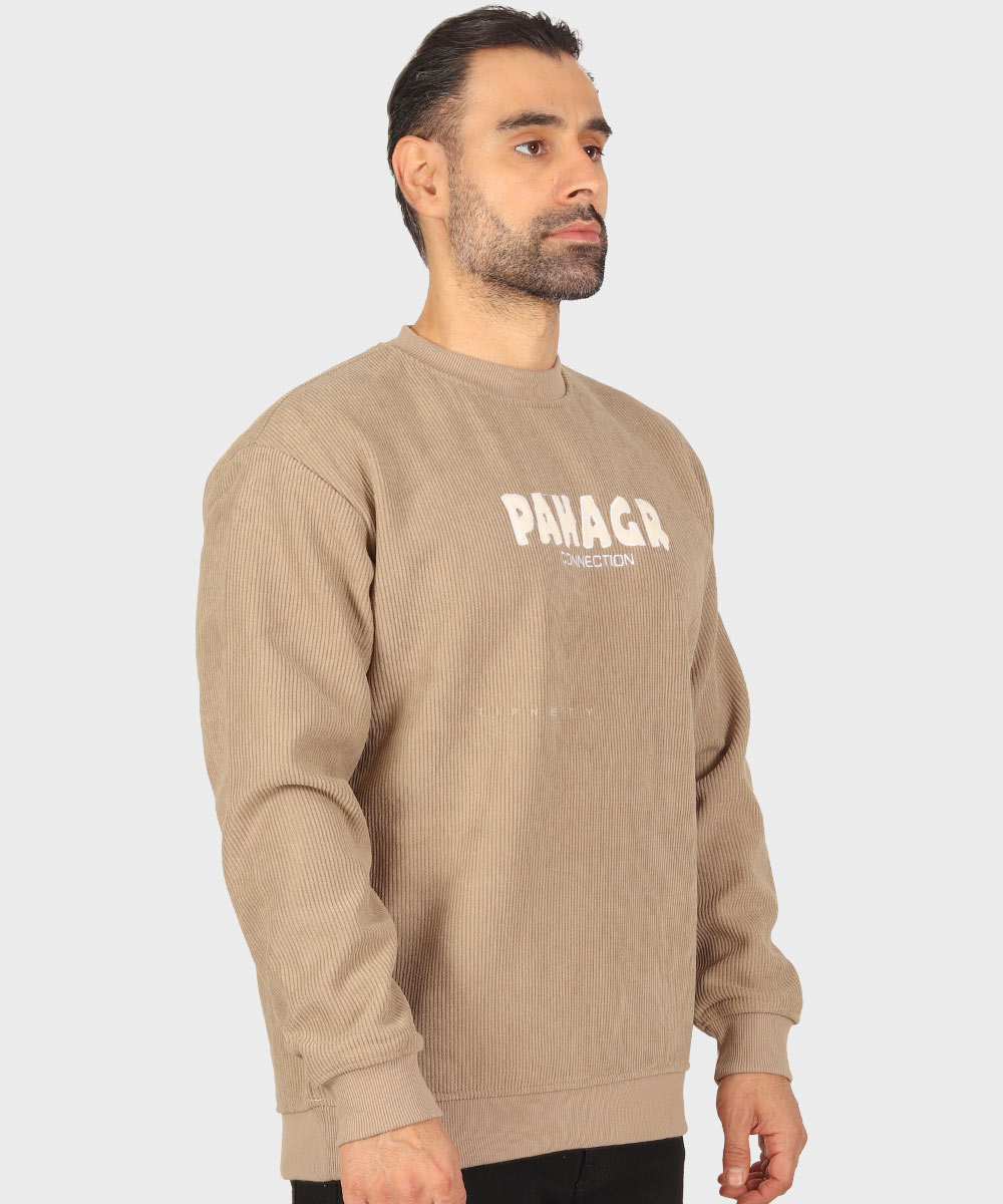           خاکی مشکی سبز شیری پاییزه پلیور 7076  - تصویر 23