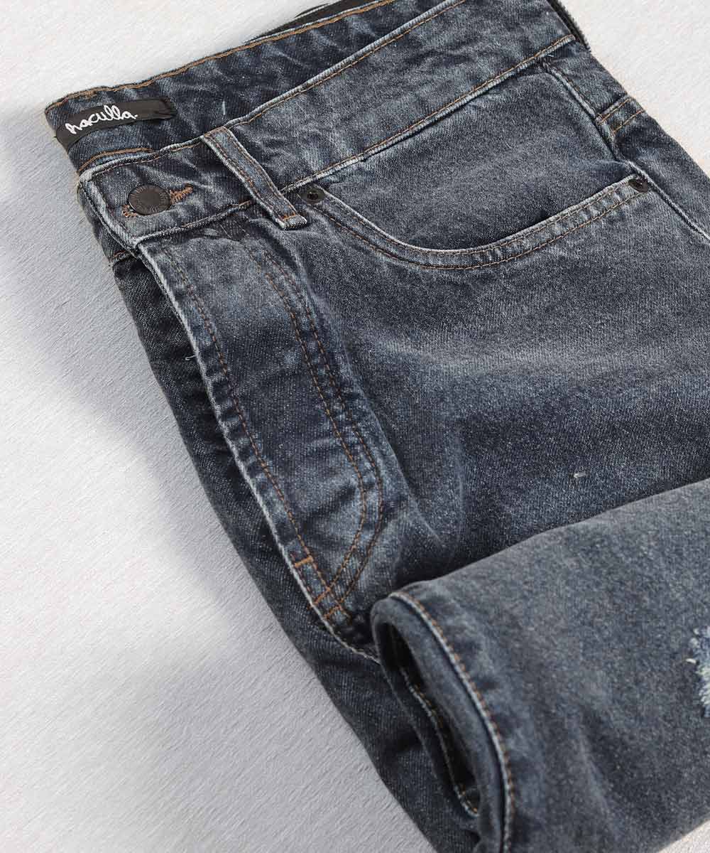 شلوار جین مام فیت مردانه زاپ دار 4907