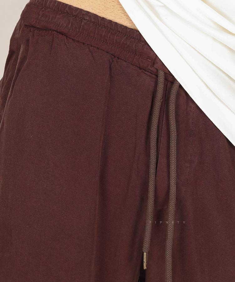                                     لجنی قهوه ای طوسی روشن آبی روشن شلوار پارچه ای اسلش 0116  - تصویر 6