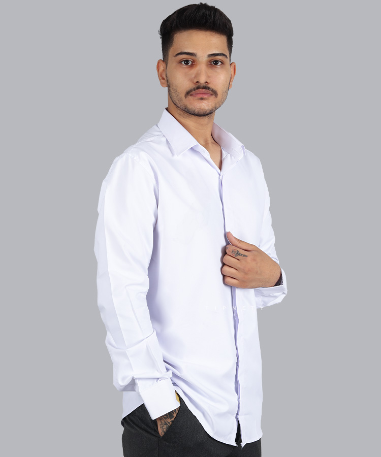                                               پیراهن سایز بزرگ 0900                                                                                                                                                                                                                                                                                                   سفید یشمی کاربنی یاسی طوسی تیره سورمه ای سبز نفتی آبی تیره صدری زرشکی آبی روشن طوسی روشن کرم نوک مدادی کله غازی پیراهن آستین بلند فیت 0900  - تصویر 4