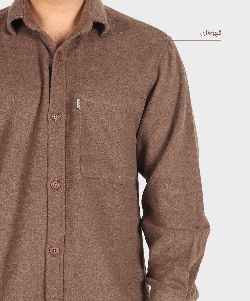                     قهوه ای دودی طوسی مشکی پاییزه پیراهن 0964  - تصویر 4