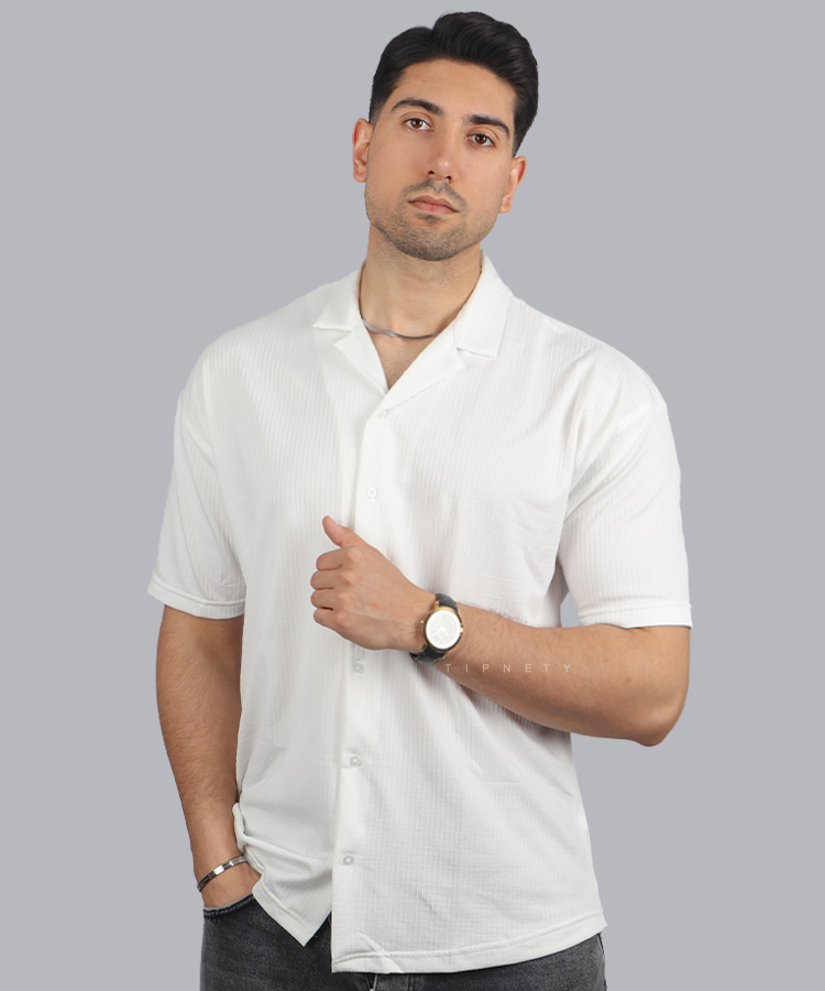 پیراهن یقه انگلیسی مردانه برند مراکش 1832