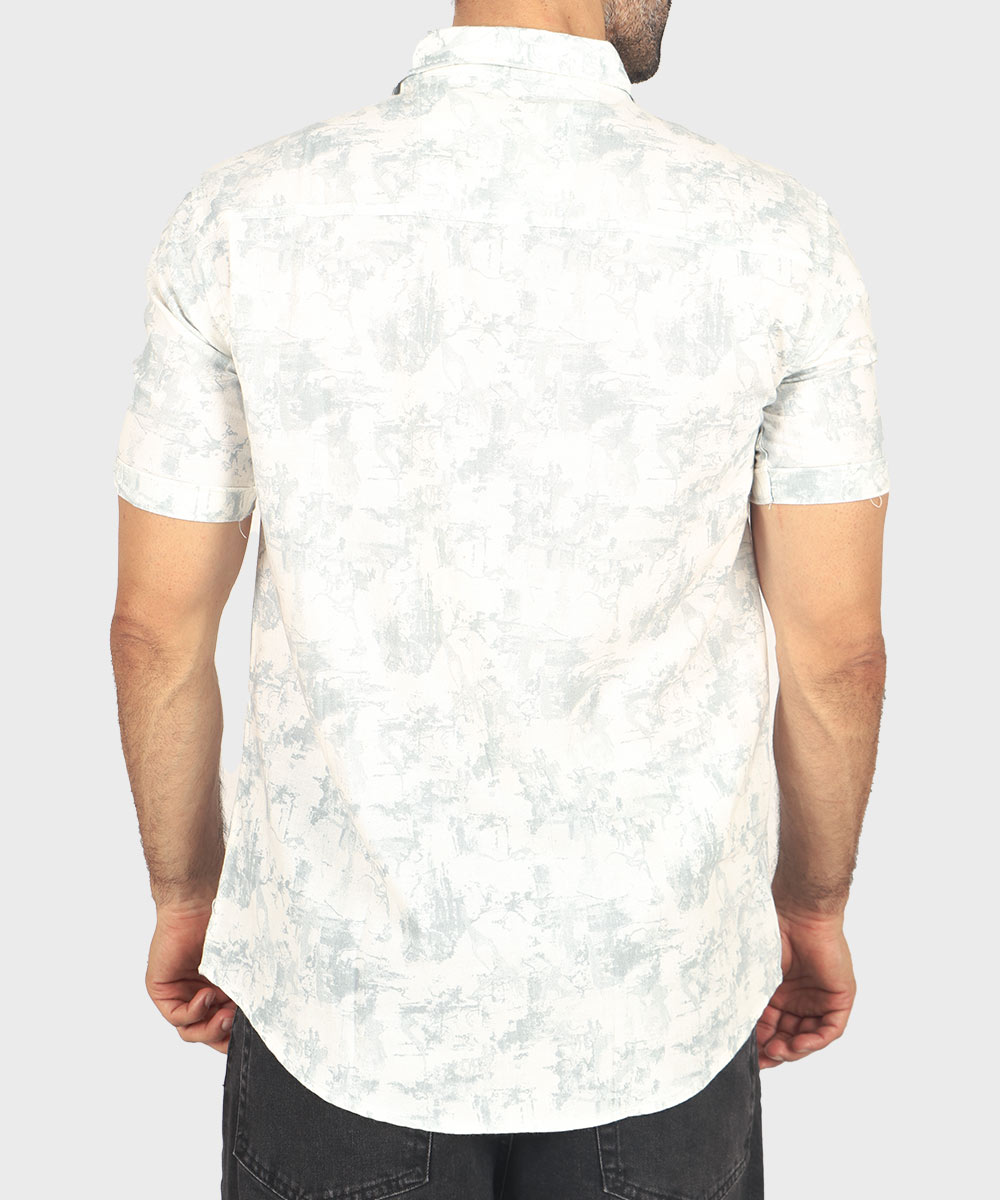     آبی روشن پیراهن آستین کوتاه فیت 0958  - تصویر 4