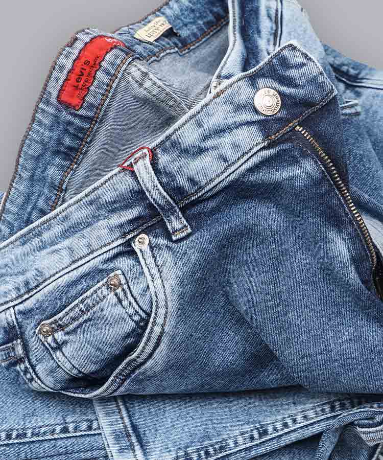       روشن     آبی ذغالی آبی روشن مشکی شلوار جین اسلیم 3805  - تصویر 3