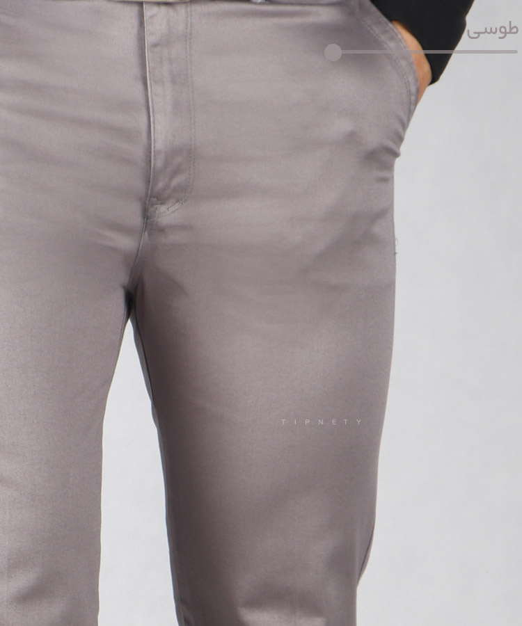                                                                                                                         مشکی سورمه ای نوک مدادی کرم طوسی شلوار کتان راسته 0244  - تصویر 6