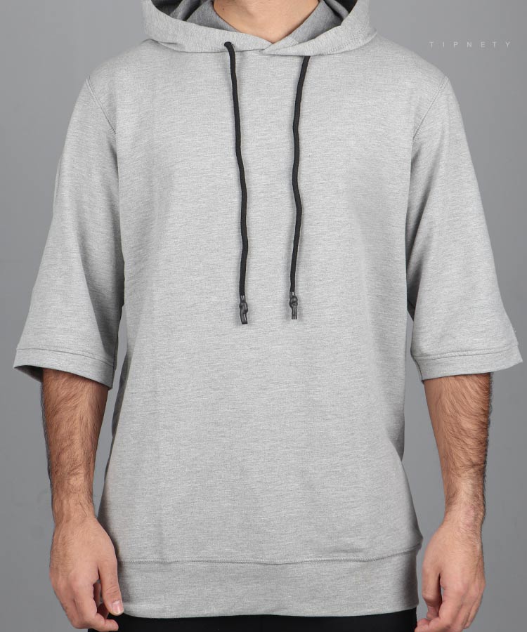                                                                                                               ملانژ سورمه ای طوسی تیره مشکی پاییزه هودی 1890  - تصویر 8