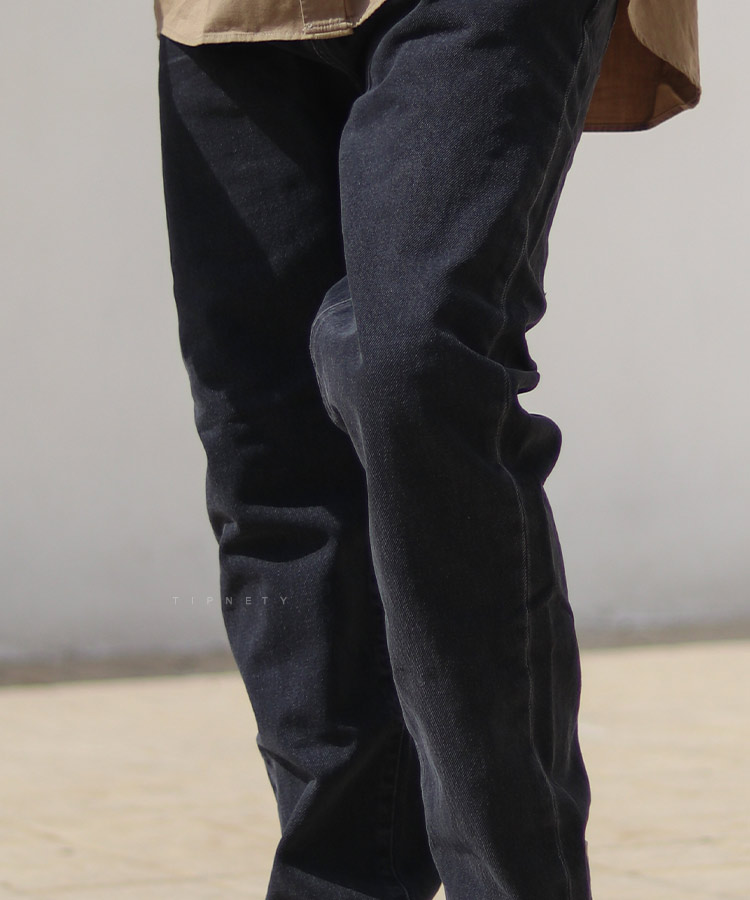   شلوار جین استریت استایل 3004         ذغالی شلوار جین مام فیت 3004  - تصویر 3