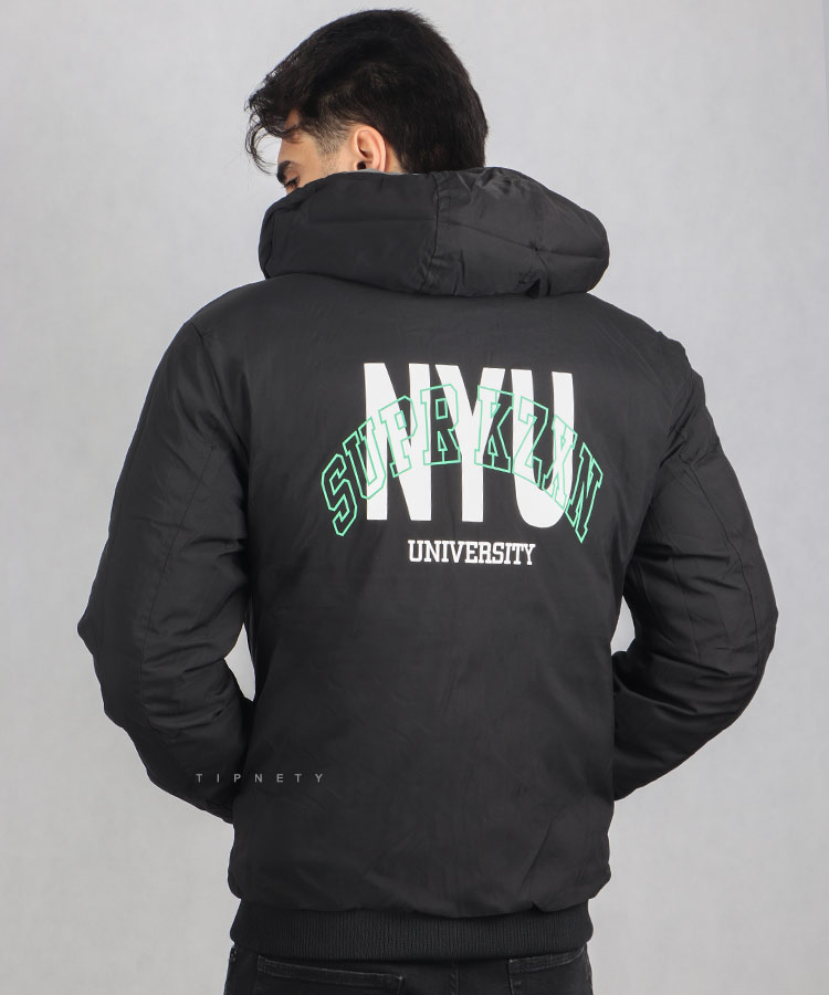                                                                                                                                                                         سفید صدری مشکی طوسی سبز زمستانه کاپشن 0156  - تصویر 14