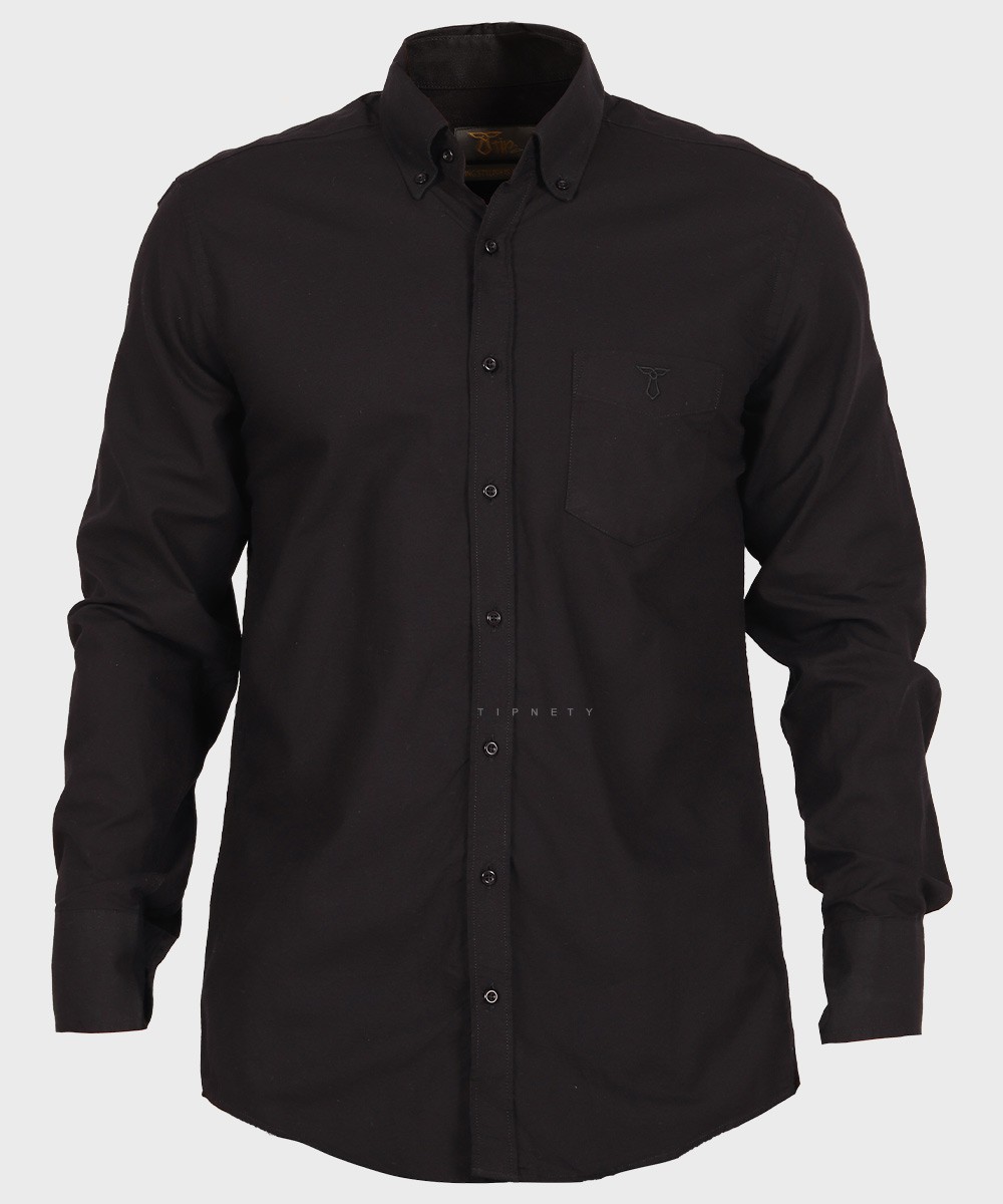 پیراهن مردانه آستین بلند تک جیب برند تیپ 3990