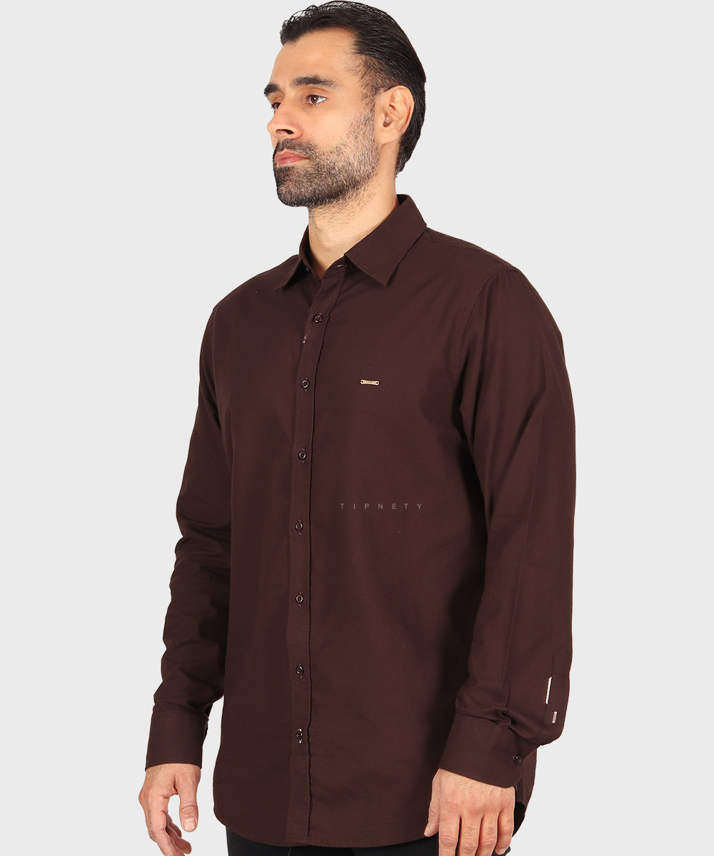                                                             سفید سورمه ای قهوه ای سبز مشکی آبی روشن لجنی ذغالی پیراهن آستین بلند فیت 5499  - تصویر 13