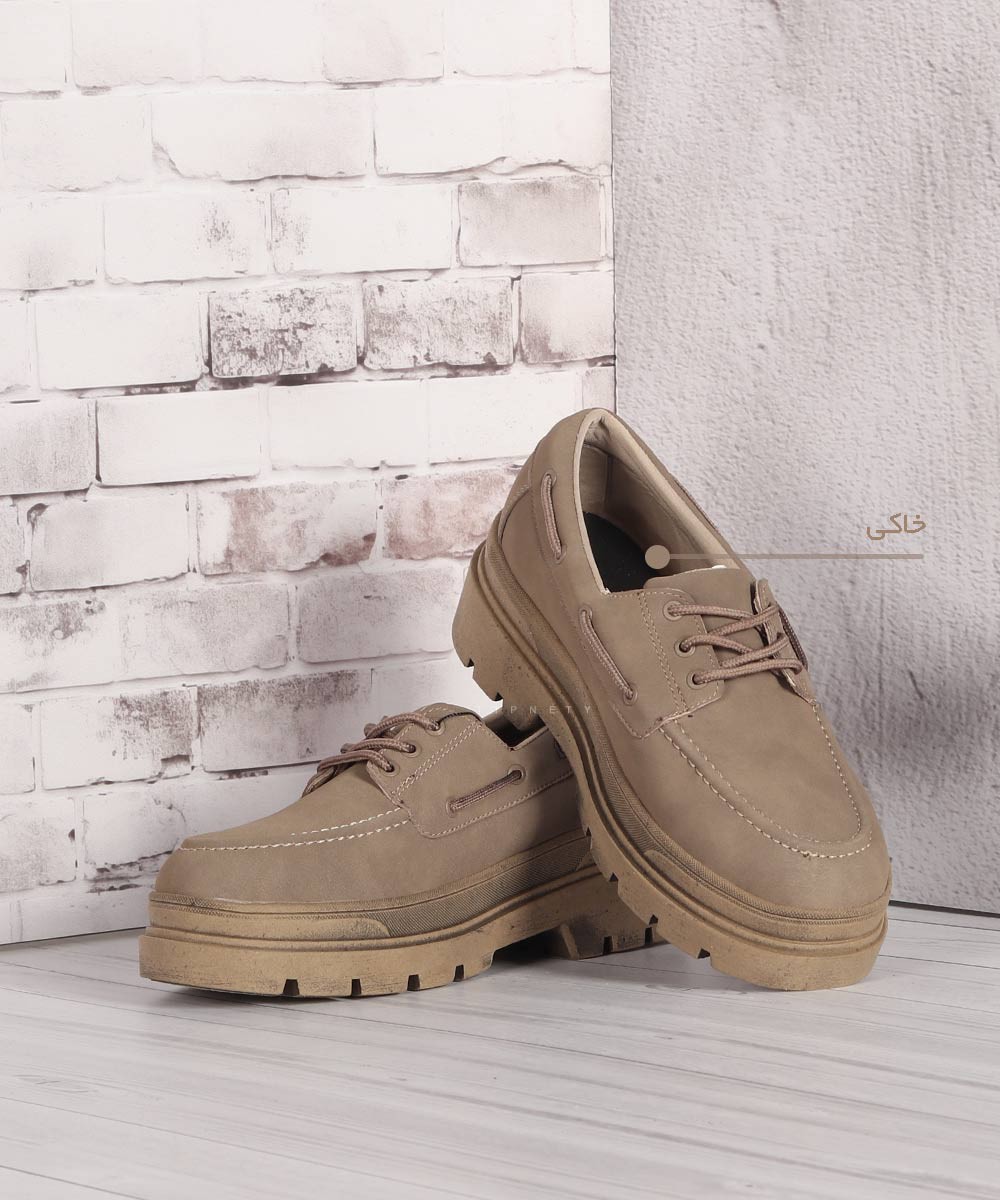           سبز قهوه ای کرم خاکی کفش کژوال 1318  - تصویر 3