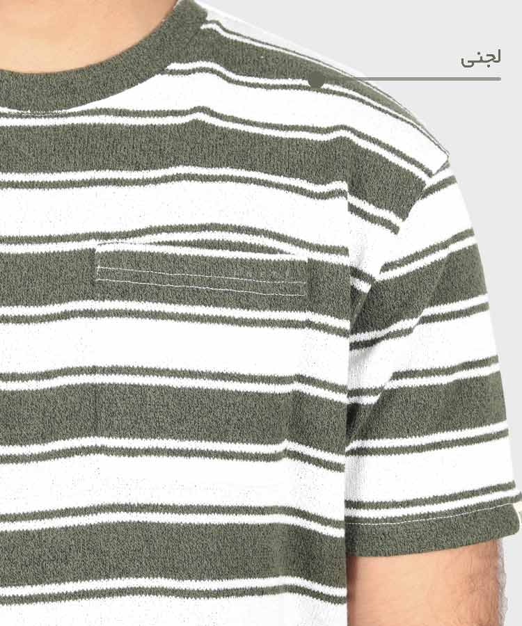                                                   لجنی مشکی سورمه ای نسکافه ای تیشرت لش 3540  - تصویر 6