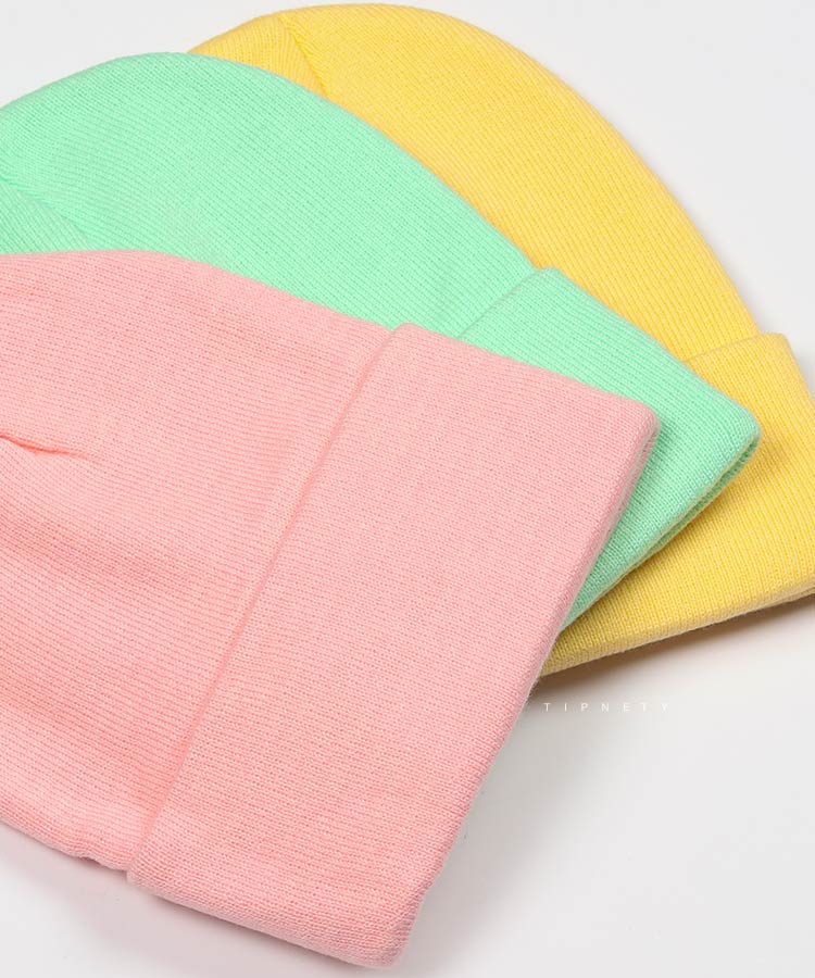               زرد صورتی پسته ای بنفش یاسی آبی روشن کلاه زمستانی 6176  - تصویر 3