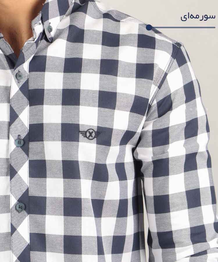                                                                                                                                                 قرمز زرد سورمه ای نفتی آبی صورتی سبز پیراهن آستین بلند فیت 0515  - تصویر 10