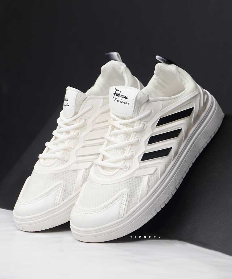 کفش کتونی سفید طرح آدیداس 0419