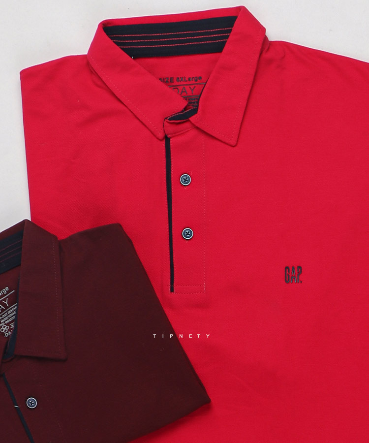 تیشرت یقه دار سایز بزرگ مردانه 5335