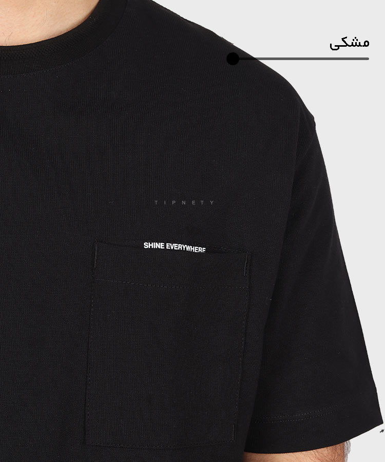                                                                 طوسی سفید سورمه ای مشکی آبی چرک زرشکی روشن سبز آبی تیشرت لش 2530  - تصویر 15