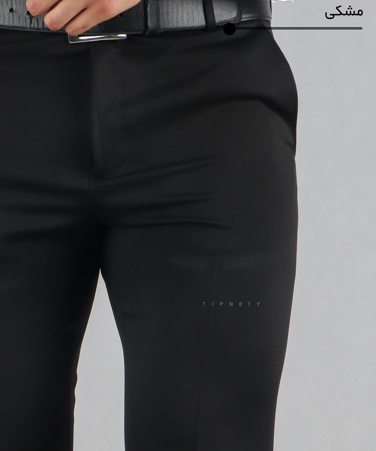                     طوسی ذغالی مشکی سورمه ای شلوار پارچه ای راسته 0122  - تصویر 5